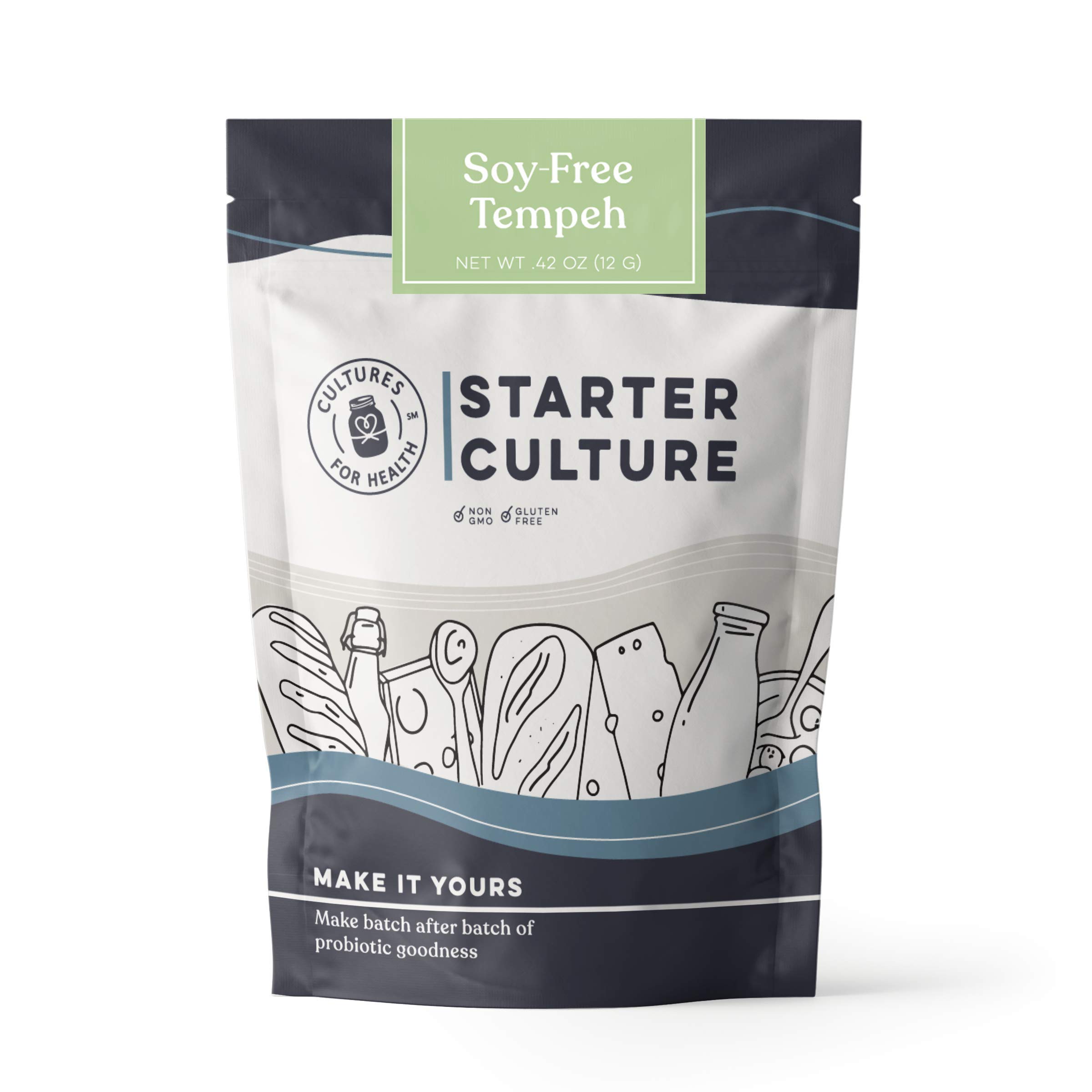 Men làm Tempeh Cultures for Health hộp 4 gói Soy-free