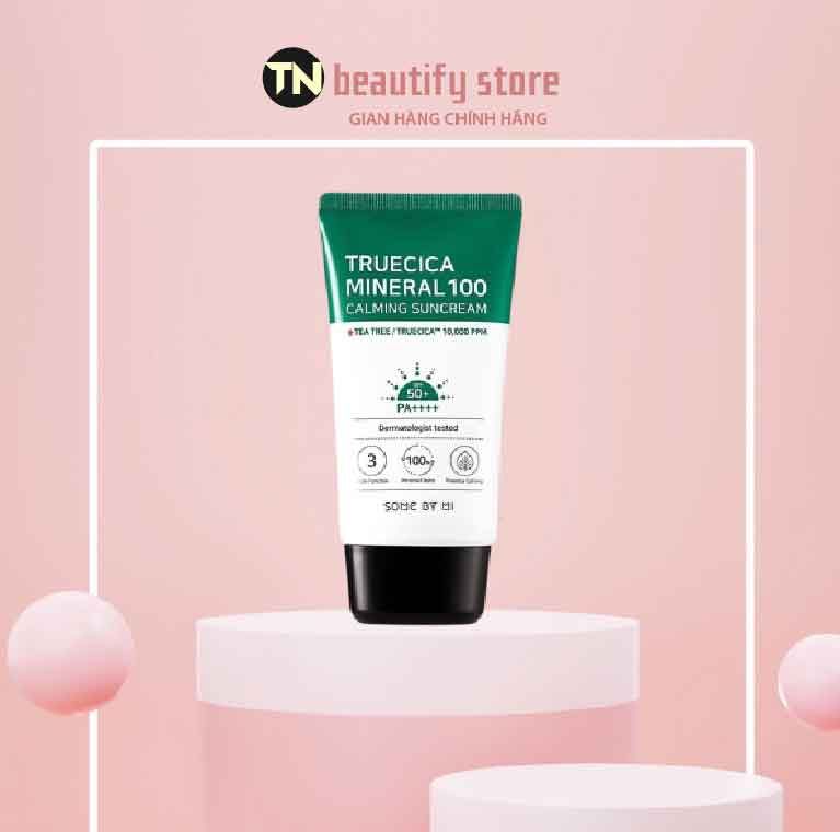 Kem Chống Nắng Some By Mi Trucica Mineral 100 Calming Suncream SPF50+/PA+++ 50ml