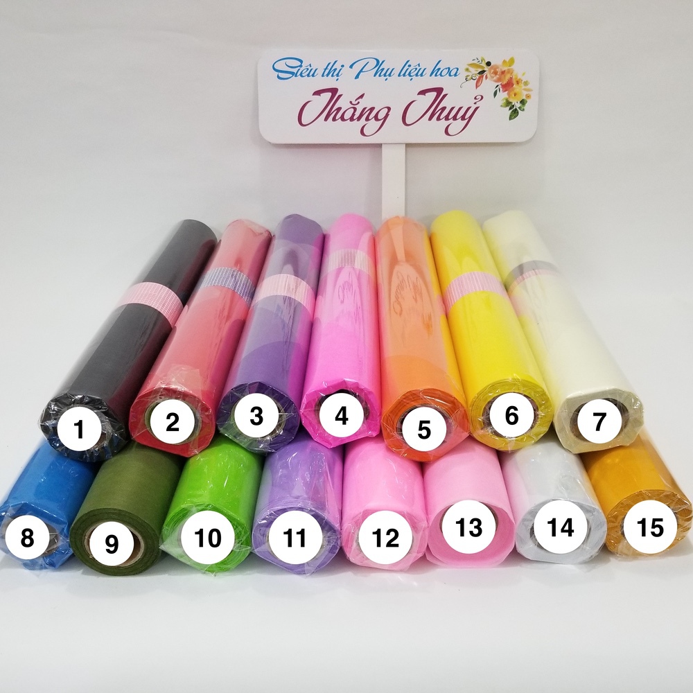 Giấy Mếch Việt Nam Gói Hoa, Gói Quà, Bọc Lẵng Giỏ Dạng Cuộn 60cmx10m