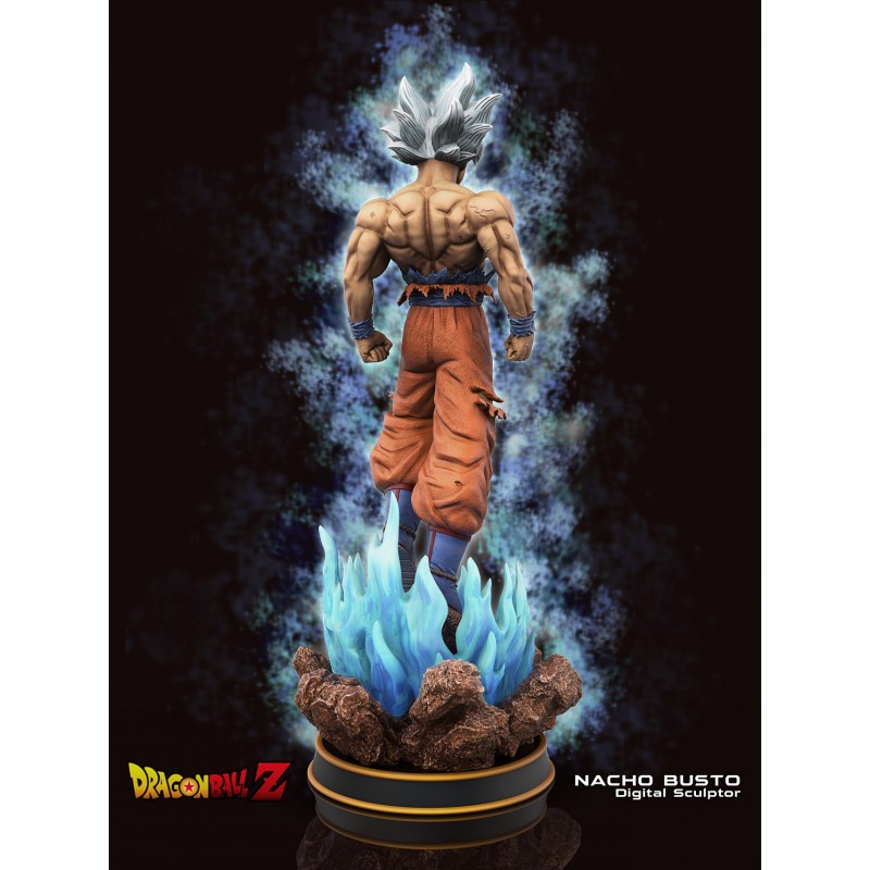 Mô hình Dragon Ball Super  Mô hình Son Goku Songoku Ultra Instinct UI Bản  năng vô cực  Goku tóc bạc  Cao 18cm  Lazadavn