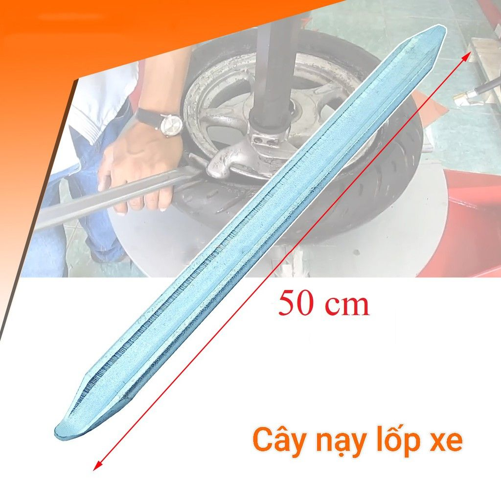 (FreeshipMAX) Cây nạy lốp móc lốp ô tô-xe máy,Lơ via móc lốp xe , cạy vỏ thép dày siêu bền cỡ 20inch, 24inch, 28inch, 32inch