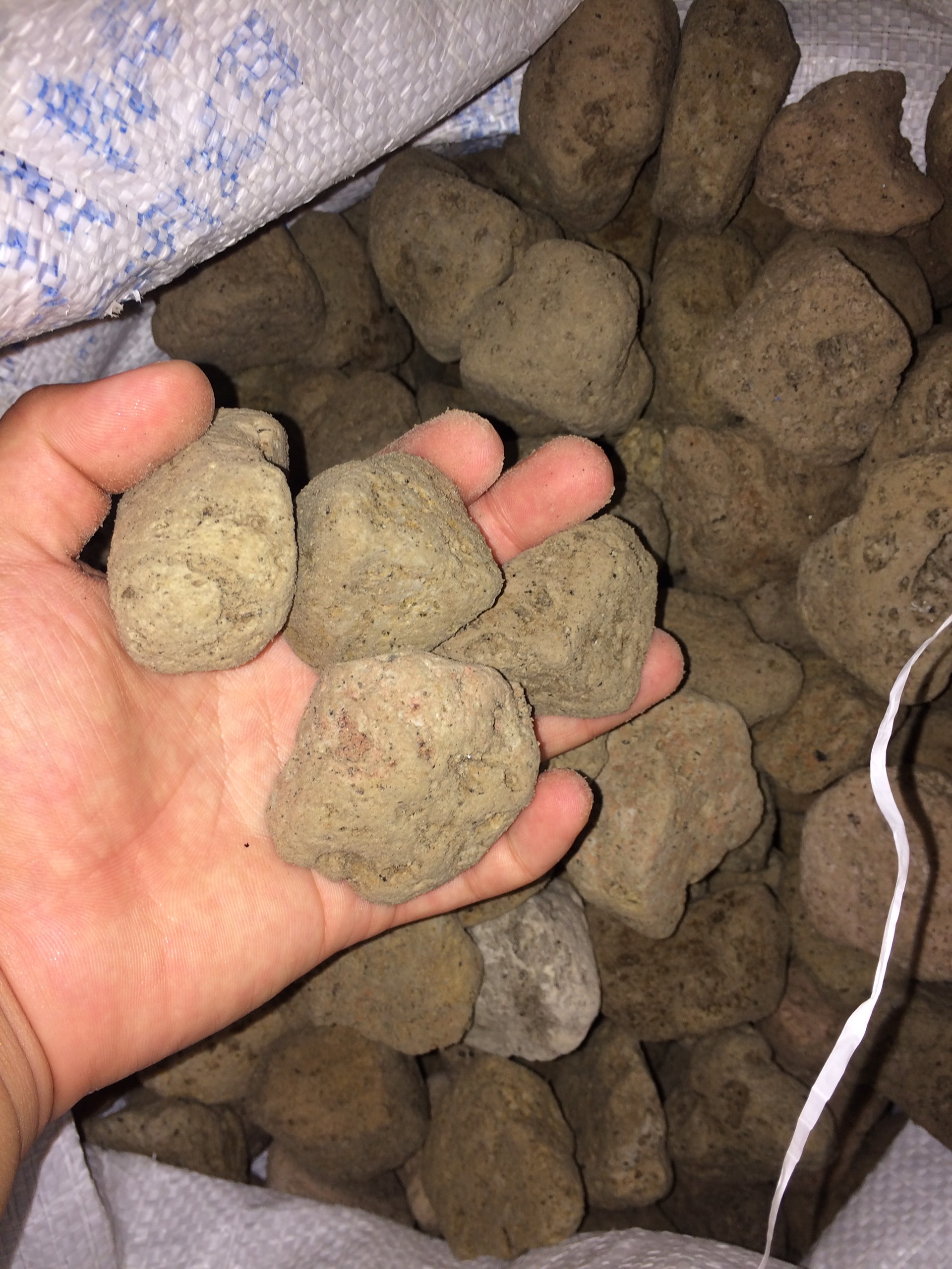 1kg Đá bọt thấm thủy Indonesia size 2-4cm trồng phong lan cây cảnh