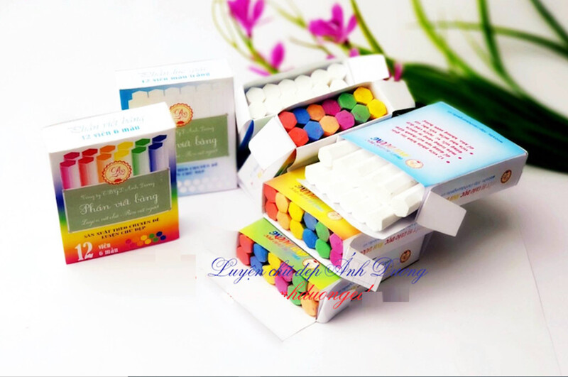 Phấn lục giác mầu ánh dương hộp 12 cái