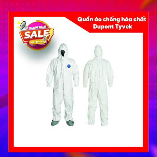 Quần áo bảo hộ chống hóa chất chống bụi Dupont Tyvek 400 - Hàng chính hãng từ Dupont