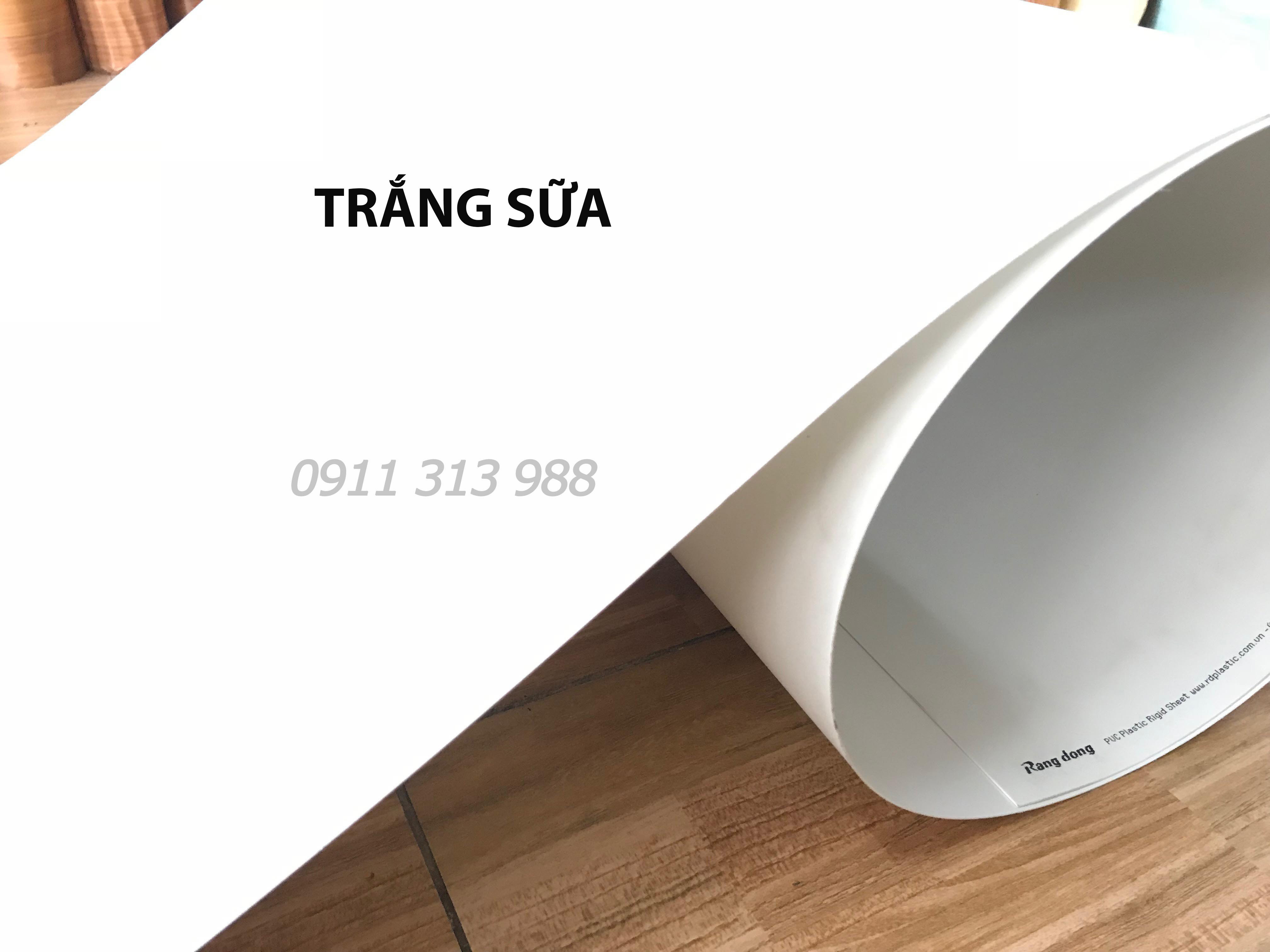 Tấm nhựa PVC rập khung 0.8m x 2.4m