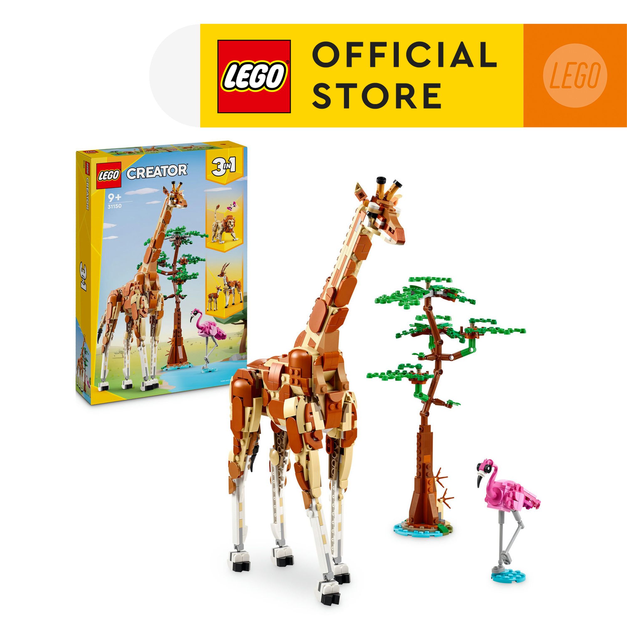 Lego creator 31150 đồ chơi lắp ráp thế giới động vật hoang dã safari