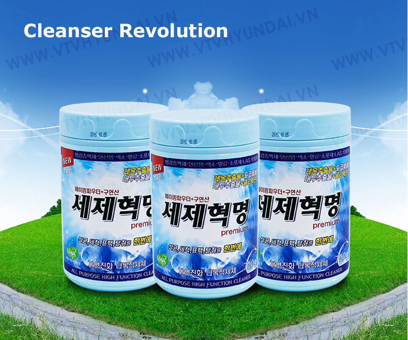 CLEANSER REVOLUTION-Combo 3 hộp chế phẩm tẩy rửa dạng bột Seje Hyuckmyung(700g/hộp)