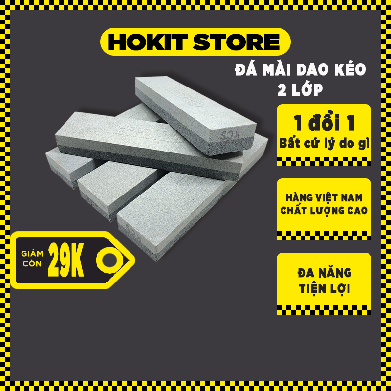 Đá mài dao siêu bén 2 lớp tiện dụng giá sỉ