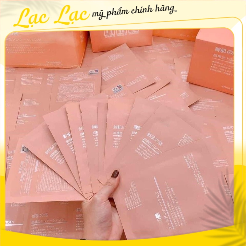 1 hộp 50 miếng mặt nạ nhau thai cuống rốn tế bào gốc hàng chuẩn loại 1