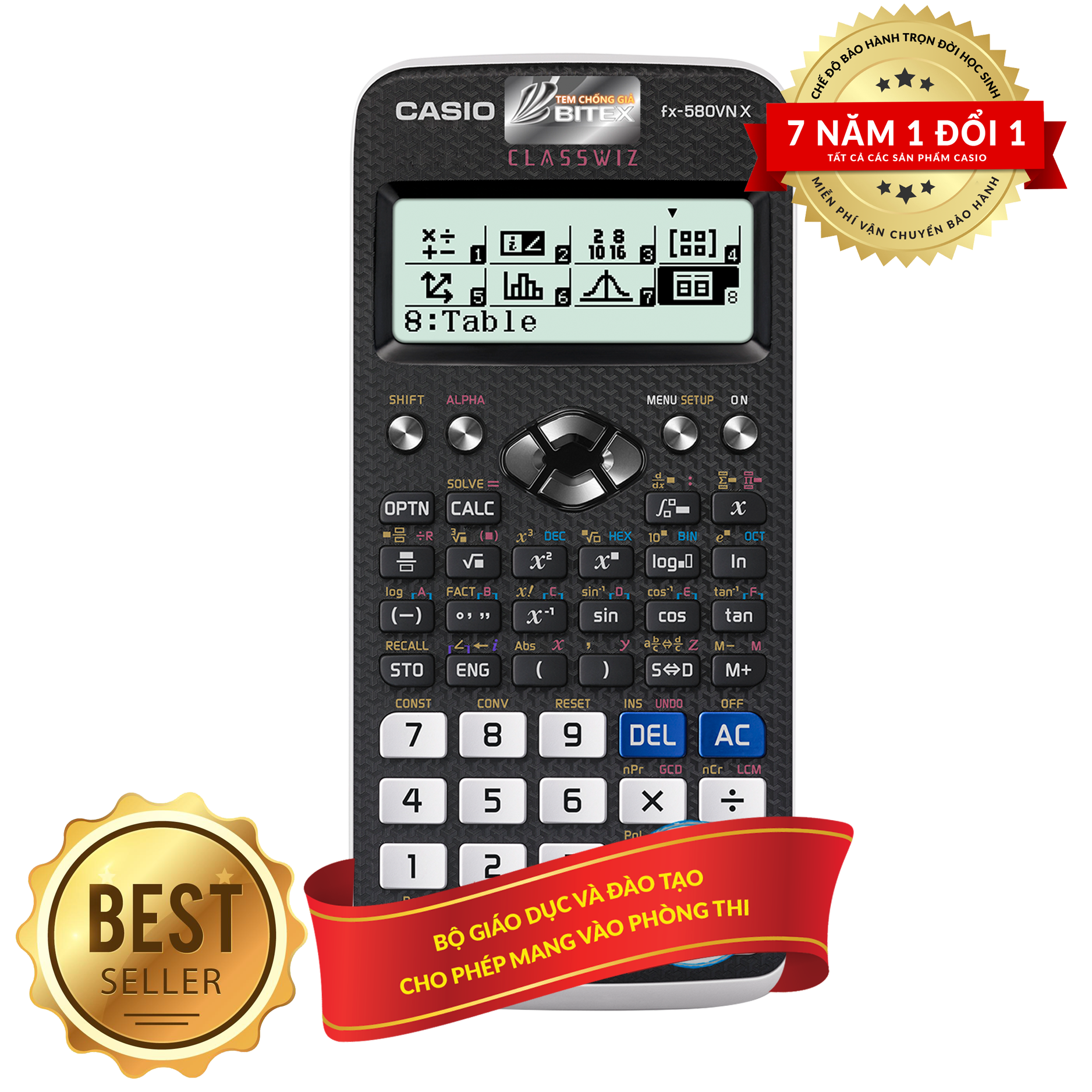 Máy tính học sinh casio fx580vnx