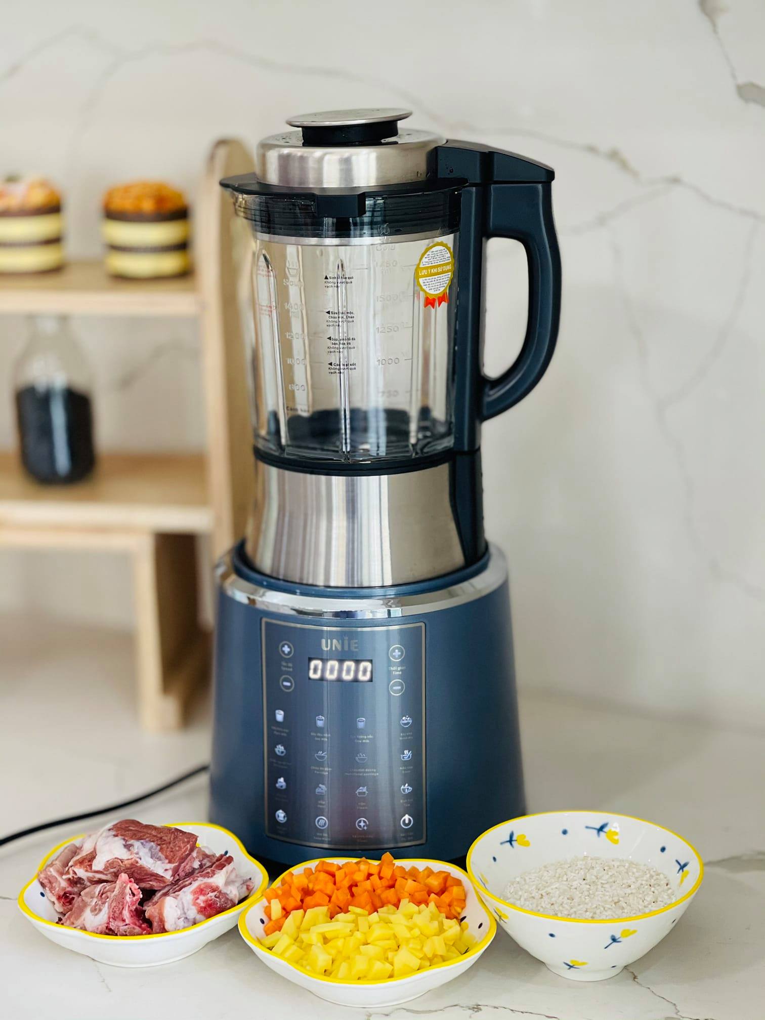 MÁY LÀM SỮA HẠT ĐA NĂNG UNIE V6S PHIÊN BẢN NÂNG CẤP CÓ GIỌNG NÓI 📣📣📣HÀNG CHÍNH HÃNG- BH 24 THÁNG