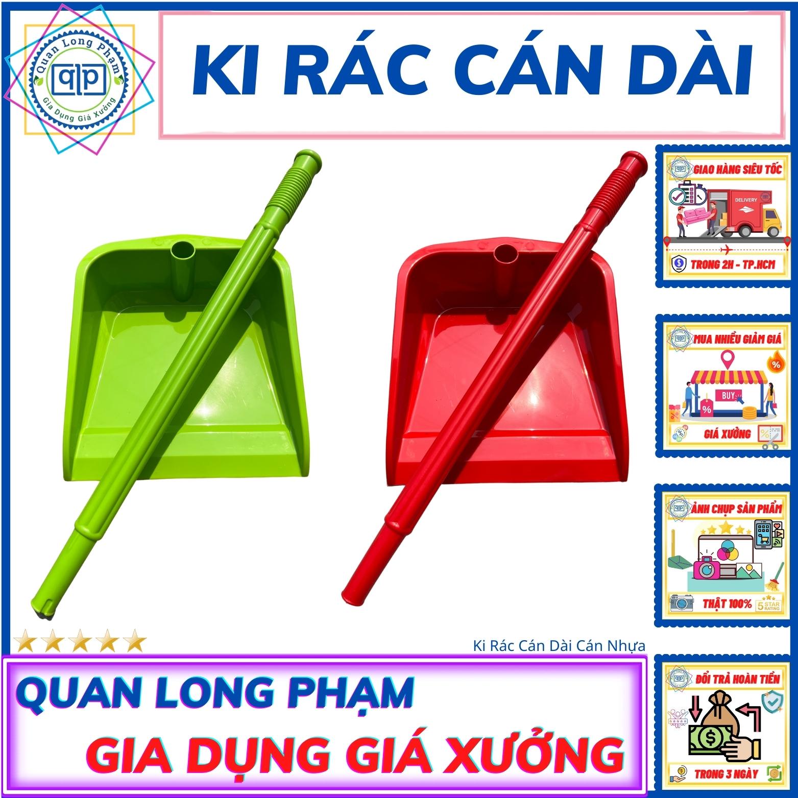 Ky Rác Cán Dài - Hốt Rác Cán Dài. Có Thể Tháo Lắp Phần Cán Và Ky Nhựa. Chất Liệu Nhựa Cứng, Bền Chắc.Độ Chịu Mài Mòn Cao. Màu : Xanh Lá - Đỏ - Xanh Dương. Khối Lượng: 0.2Kg. Kích Thước: 30 x 30 x 10cm [FREESHIP MAX] - 4