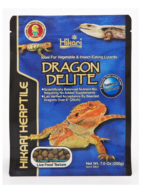 Thức ăn cho Iguana Hikari Dragon Delite 200gram Nhật thức ăn cho rồng Nam Mỹ thằn lằn bò sát