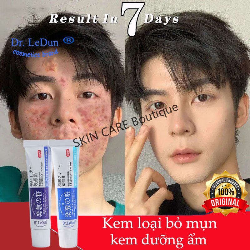 DR.ledunKem loại bỏ mụn 18gkem dưỡng ẩm 18g Kem tri bỏ mụn Kem Hỗ Trợ Giảm Sẹo Mụn Dermatix Giúp Làm Trắng Da Kem Hỗ Trợ Giảm Sẹo Mụn Dermatix