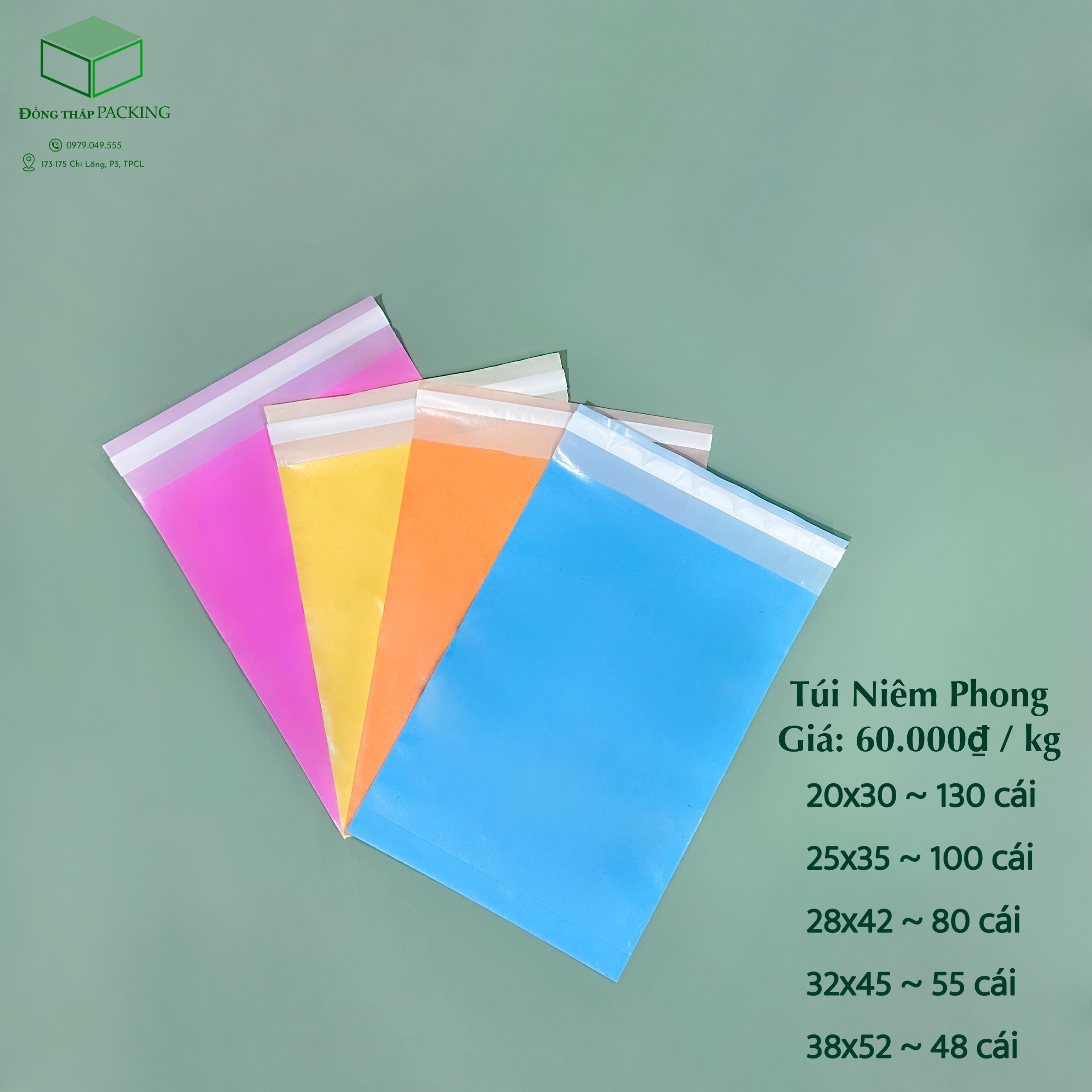1kg túi niêm phong gói hàng