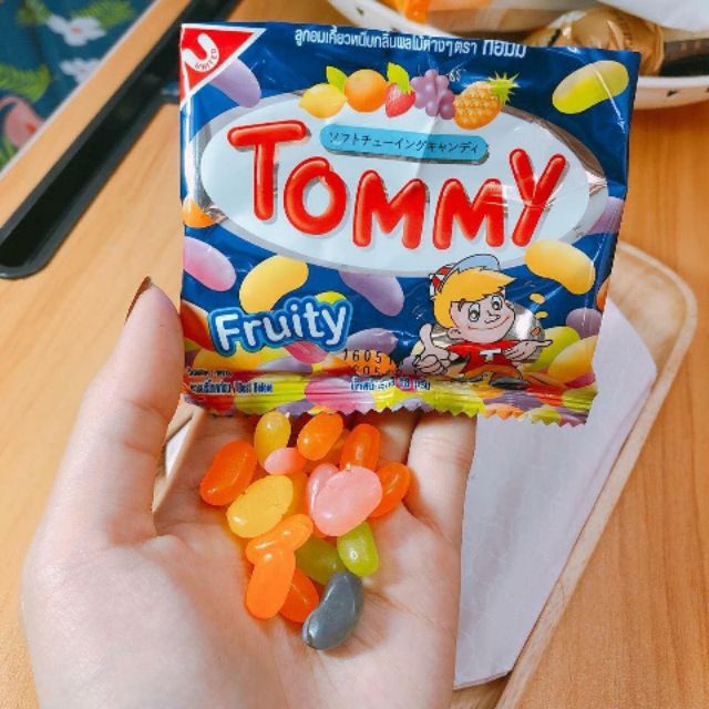 Combo 12 gói kẹo dẻo trái cây tommy 18gr thái lan