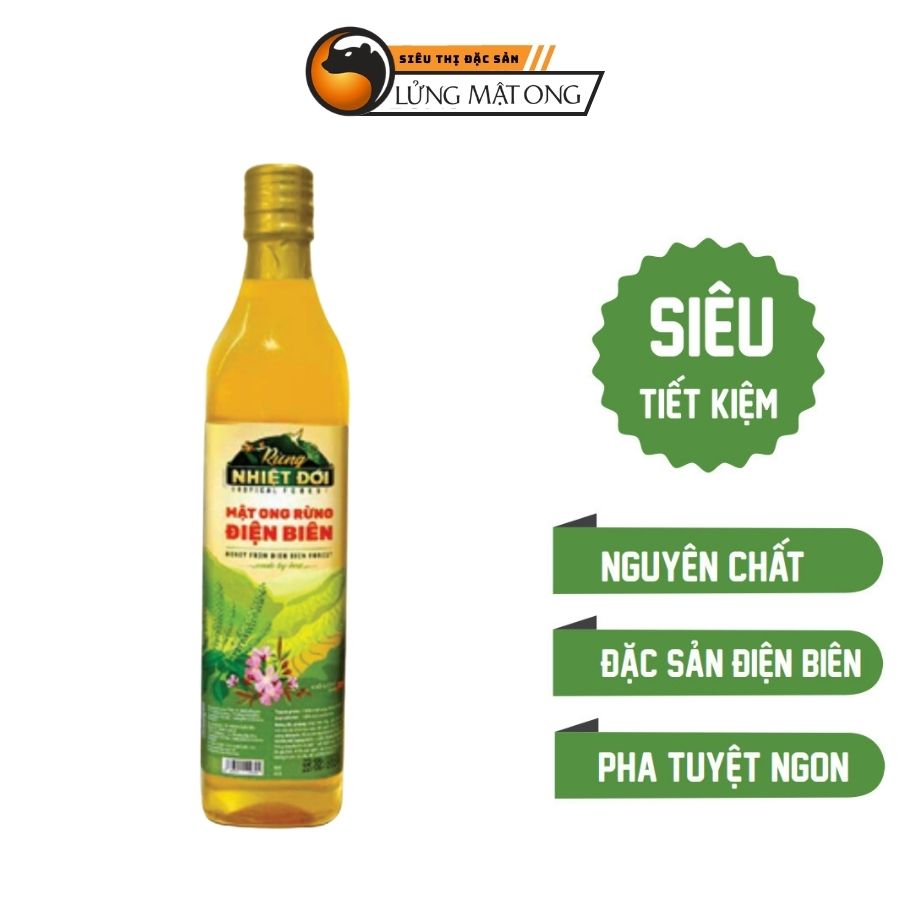Mật ong Mật ong rừng, mật ong nguyên chất Rừng Điện Biên 720g