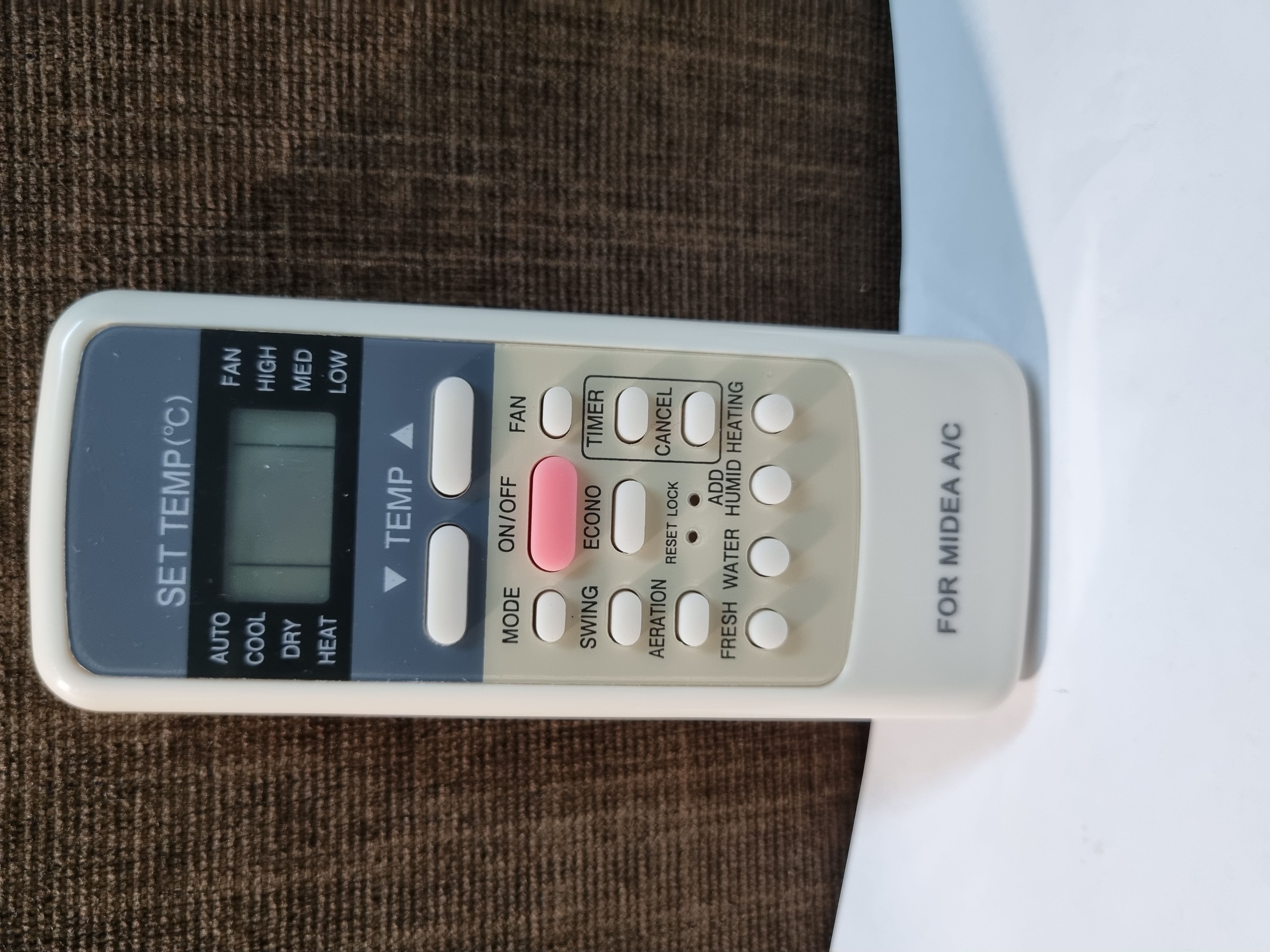 Điều khiển điều hòa Midea mẫu 2 - Remote máy lạnh Midea mẫu 2