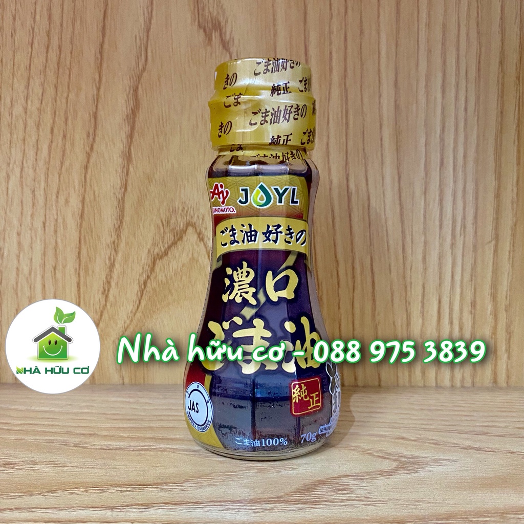 Dầu mè nguyên chất Ajinomoto cho bé ăn dặm Nhật Bản 70g và 160g - Date: 9/2024 - Nhà hữu cơ