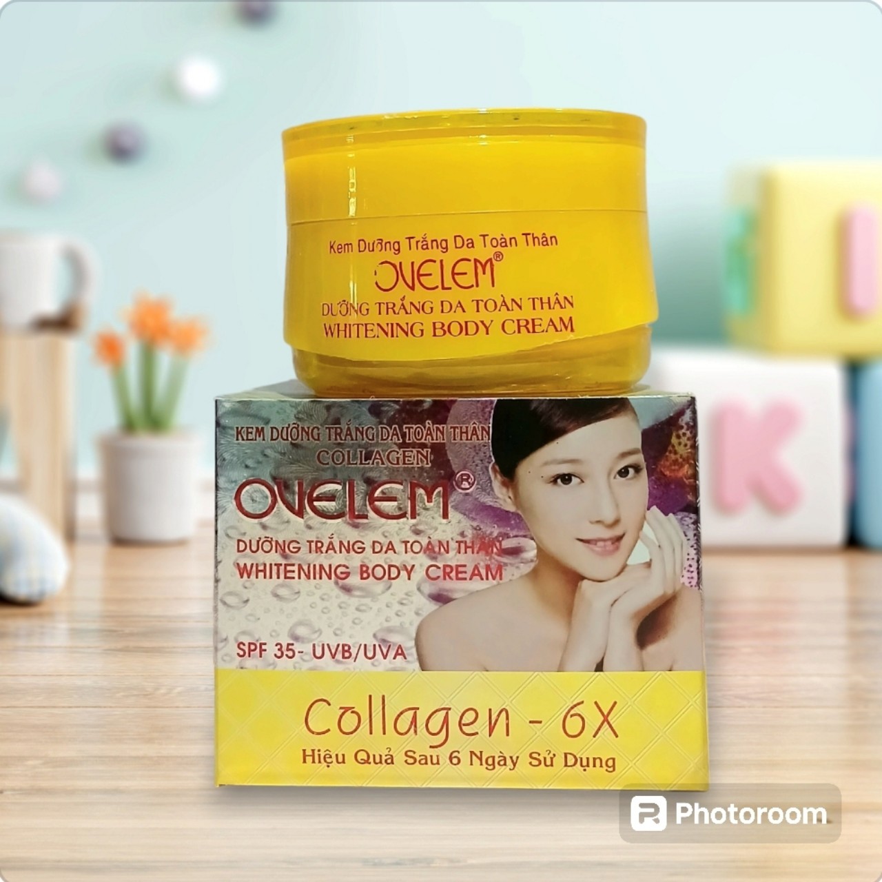 Kem ovelem dưỡng trắng da toàn thân 120g