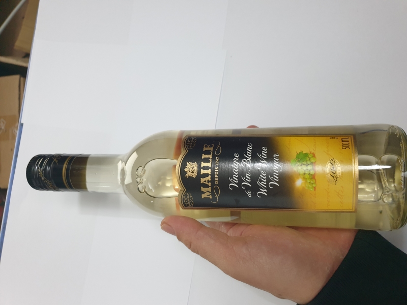 Dấm vang trắng Maille chai 500ml nhập khẩu Pháp