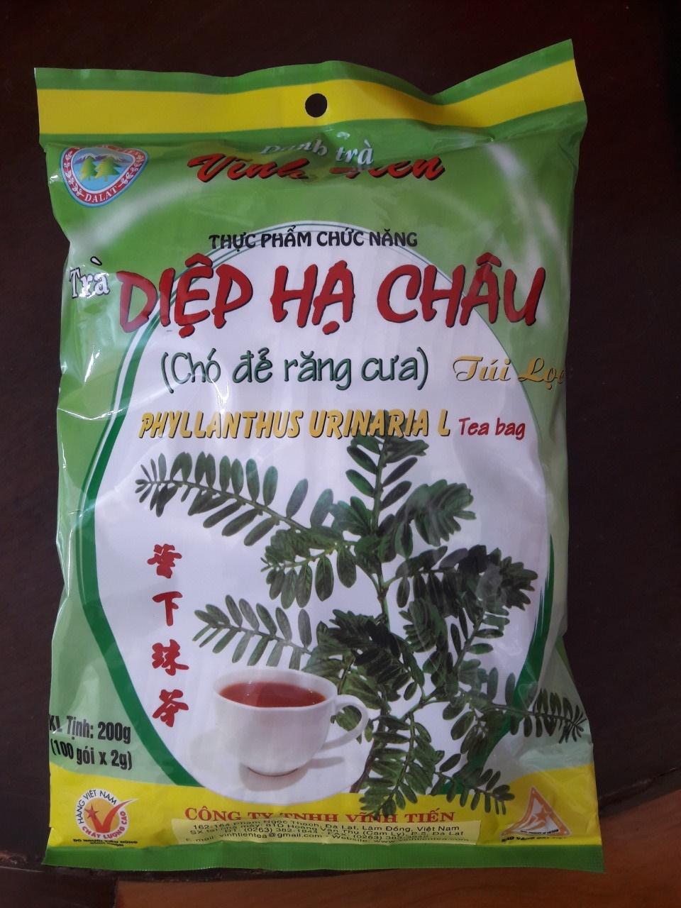 Trà diệp hạ châu vĩnh tiến 100 gói
