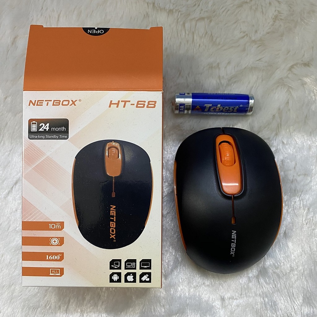 Chuột quang Không dây Netbox HT68 Chính Hãng