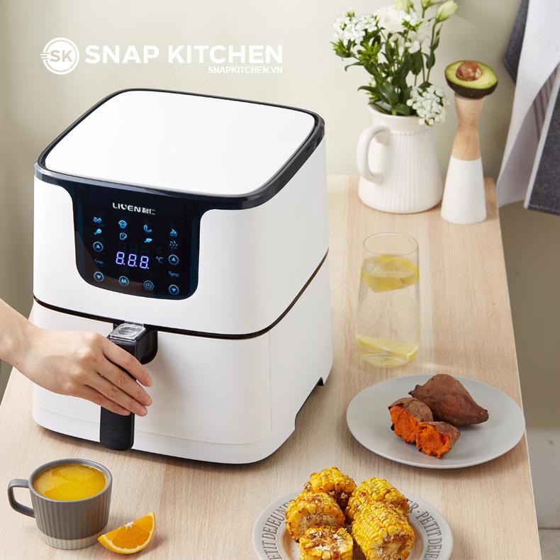 Nồi chiên không dầu Liven 5.5 Lít công nghệ Mỹ (U.S.A)