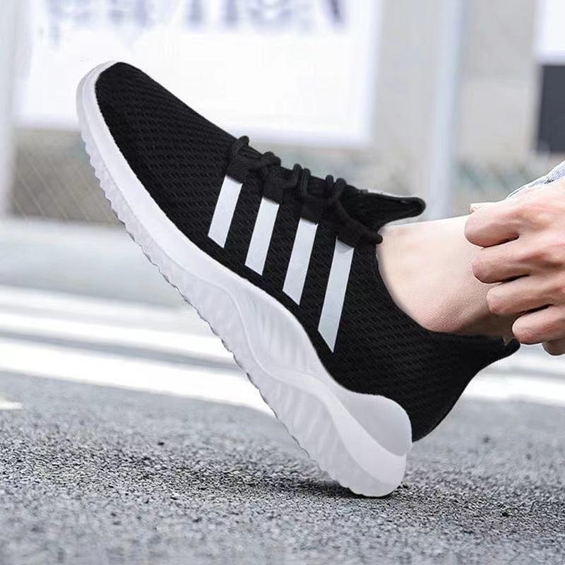 (2 Màu) Giày sneaker nam viền 4 sọc đế APB thời trang Su giay 161 K 99