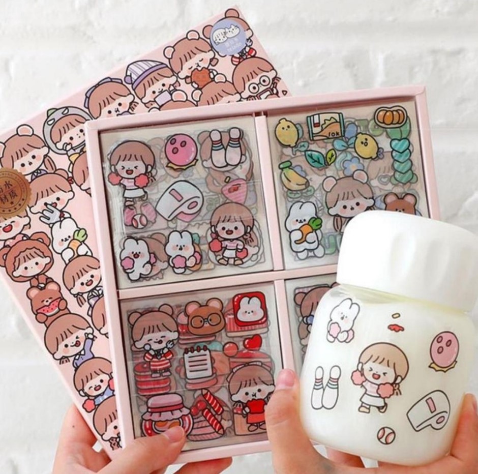 Bộ sticker 2d dễ thương