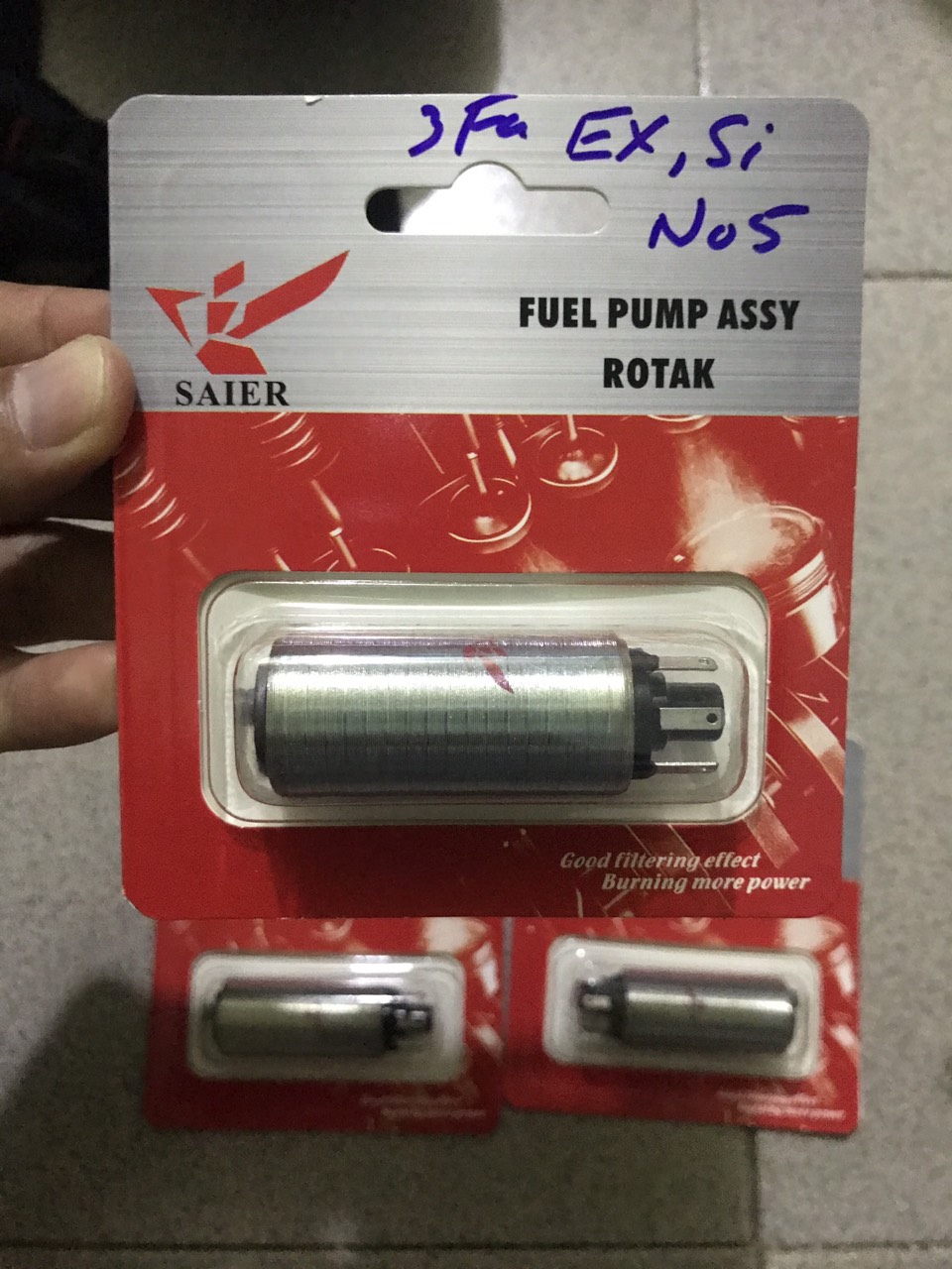 Mô Tơ Bơm Xăng 3 Pha dùng xe EX150, Sirius Fi, NO5.... Hang công ty có bảo hành