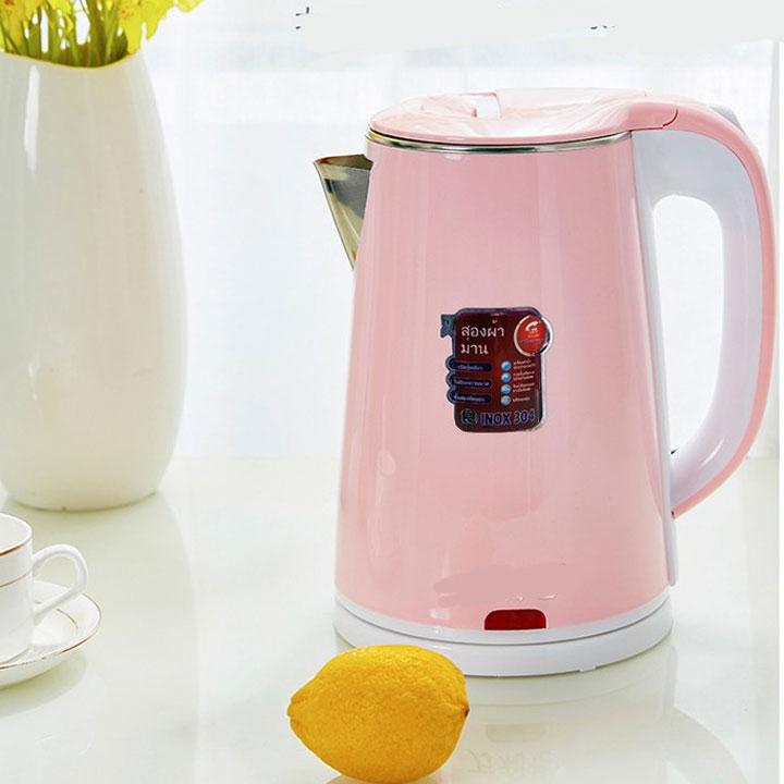 Ấm siêu tốc jiplai 2 lớp 2.5l - ấm siêu tốc thái lan hàng đẹp