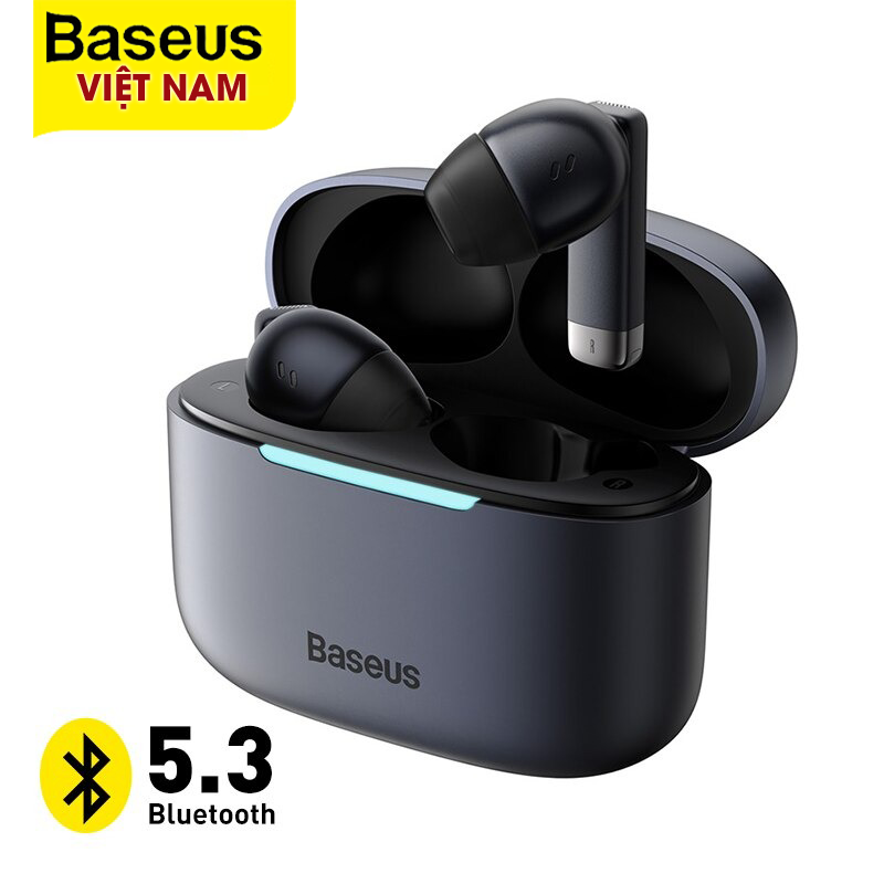 [BẢO HÀNH 18 THÁNG] Tai nghe Baseus E9 TWS Bluetooth 5.3 ENC, 4-mic HD Gọi, 30 Giờ Pin sạc Không Dây