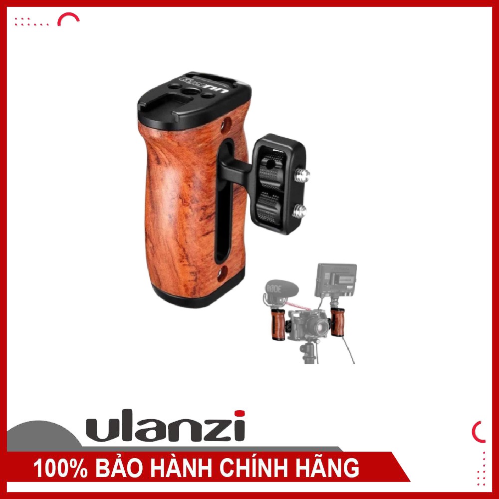 Tay cầm bên bằng gỗ cho máy ảnh sony, panasonic, canon - uurig r027