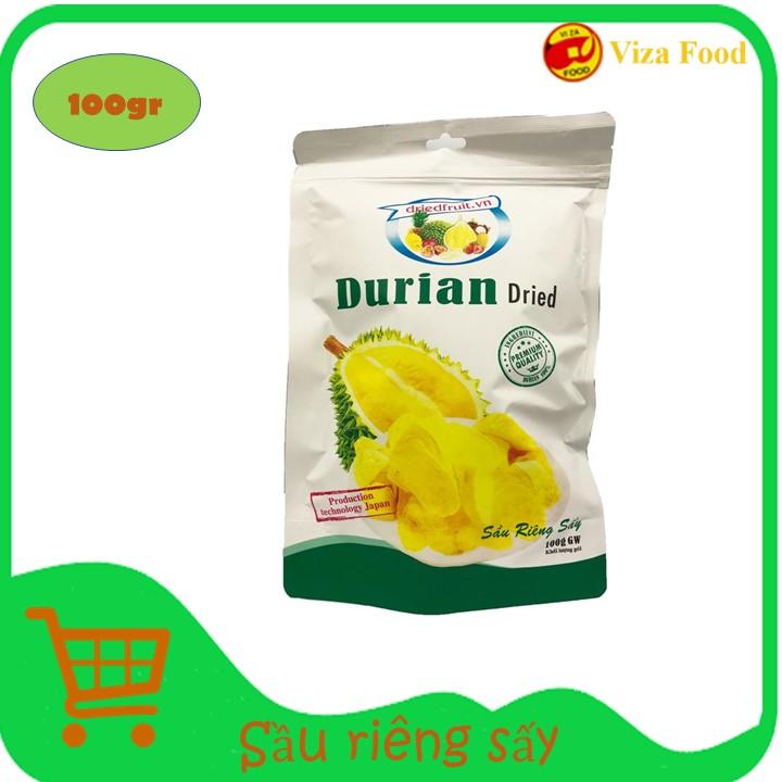 Sầu riêng sấy vizafood gói 100g