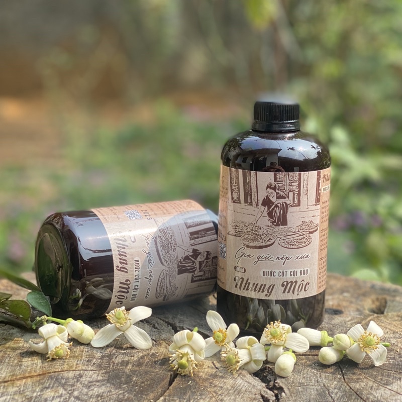 Dầu gội bồ kết thảo mộc cô đặc - mùi hương của mẹ chai 500ml