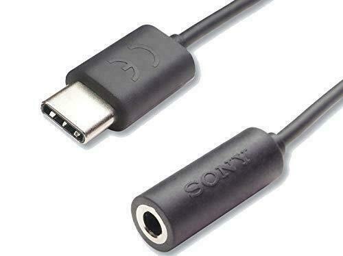 Bộ chuyển đổi USB loại C sang 35mm chính thức của Sony EC260 cho điện thoại Sony Xperia màu đen dài 5cm