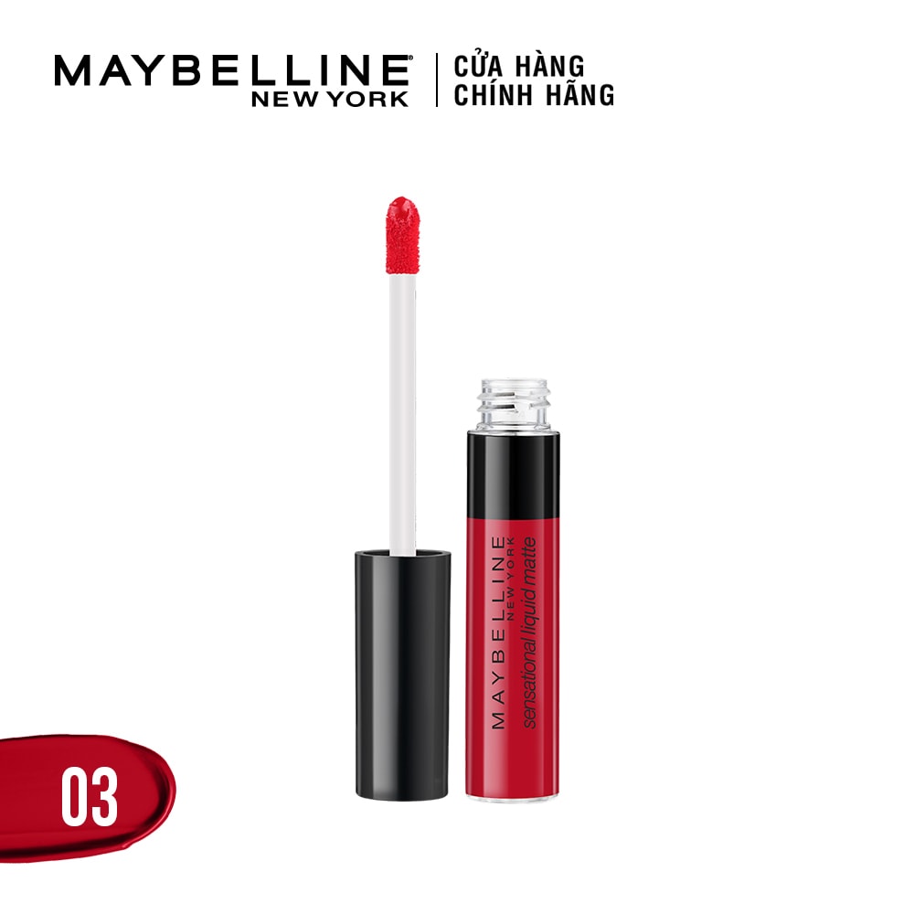 Son Kem Lì Nhẹ Môi Maybelline 03 Flush It Red 0.5g