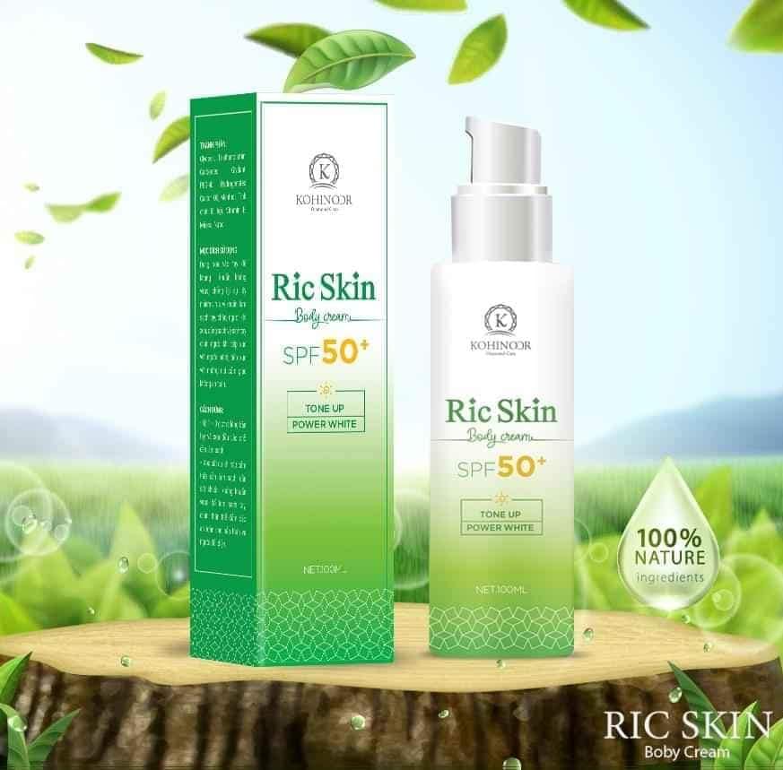 RIC SKIN BODY CREAM KEM CHỐNG NẮNG, DƯỠNG TRẮNG DA TOÀN THÂN