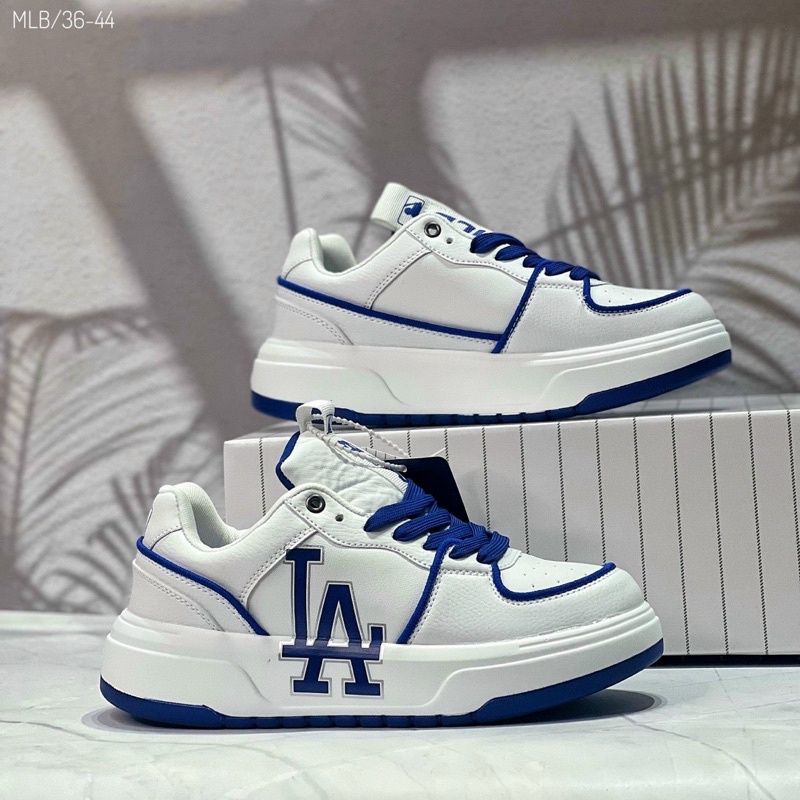 Giày MLB Chuky, Giày thể thao MLB Chunky Liner New York Yankees White Green,Giày Sneaker Trắng Xanh Tăng Chiều Cao