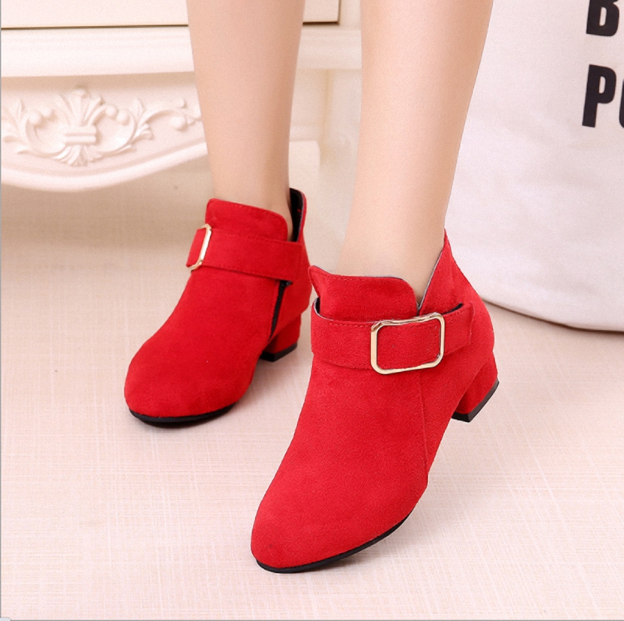 B07DO - Giày boot cho bé phong cách hàn quốc