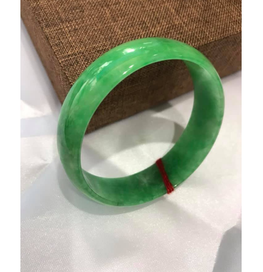 [HCM]vòng cẩm thạch bản hẹ xanh ngọc tuyệt đẹpquà tặng ý nghĩađược tư vấn side