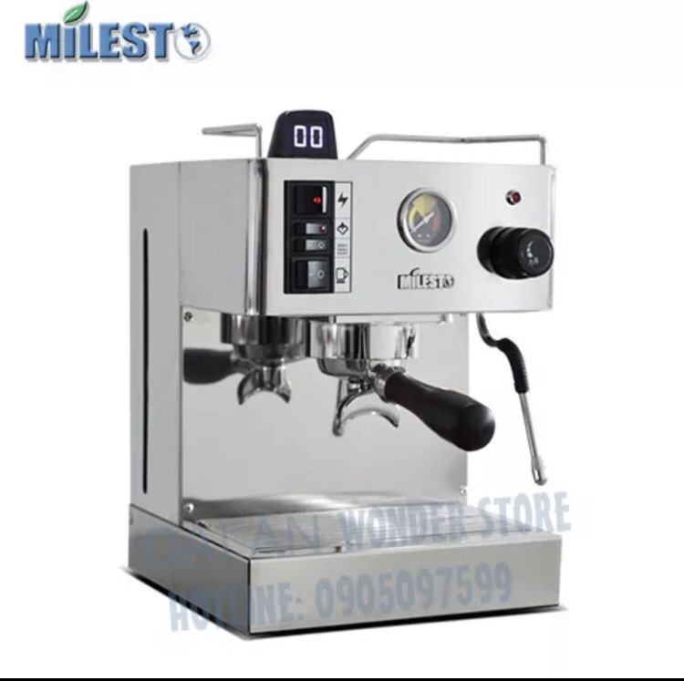 Máy pha cà phê espresso chuyên nghiệp Milesto EM-18 Professional 58mm 9 bar tiêu chuẩn Ý