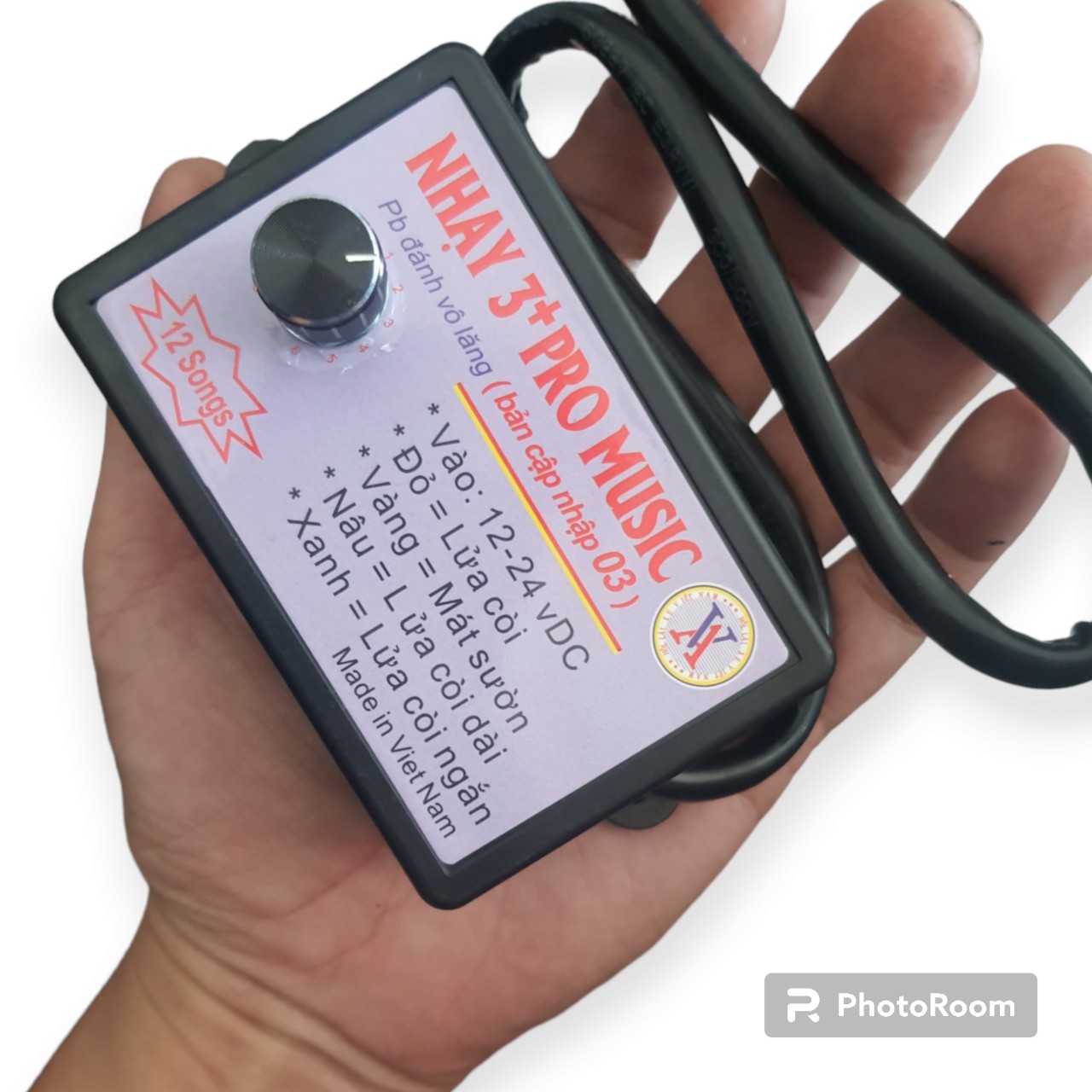 12 tiếng nhại kèn 3 + pro xịn v3.0 12 bài kèn hơi, kèn điện,dễ lắp đặt, điện áp 12v-24v