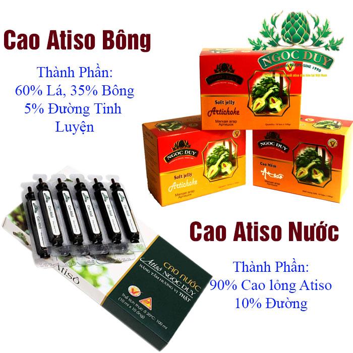 Combo Khuyến mãi Mua Cao Atiso đặc biệt tặng Cao Atiso Nước