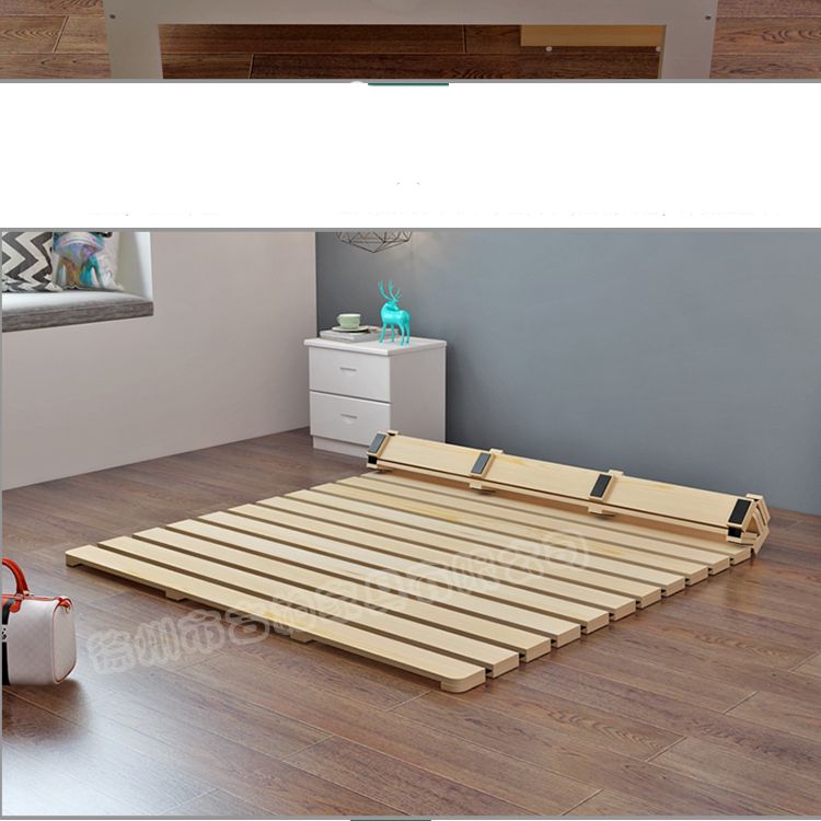 Giường cuộn trải sàn thông minh chất liệu gỗ tự nhiên 1m6- 1m8x2m Giường ngủ