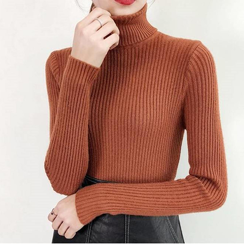 Áo len kín cổ nữ ấm ấp mềm mịn, kiểu dáng basic, co giãn tốt , chất liệu đẹp