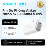 Anker Nano Power Bank with Built-in Lightning Connector, Portable Charger 5,000mAh MFi Certified 12W, Compatible with iPhone 14/13/12 Series (Black)