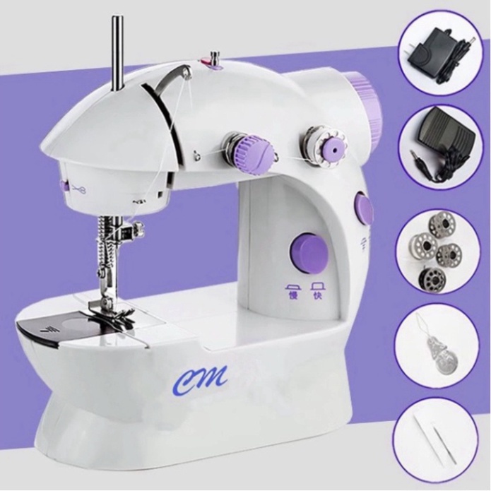 Máy may để bàn nhỏ gọn – máy khâu mini gia đình