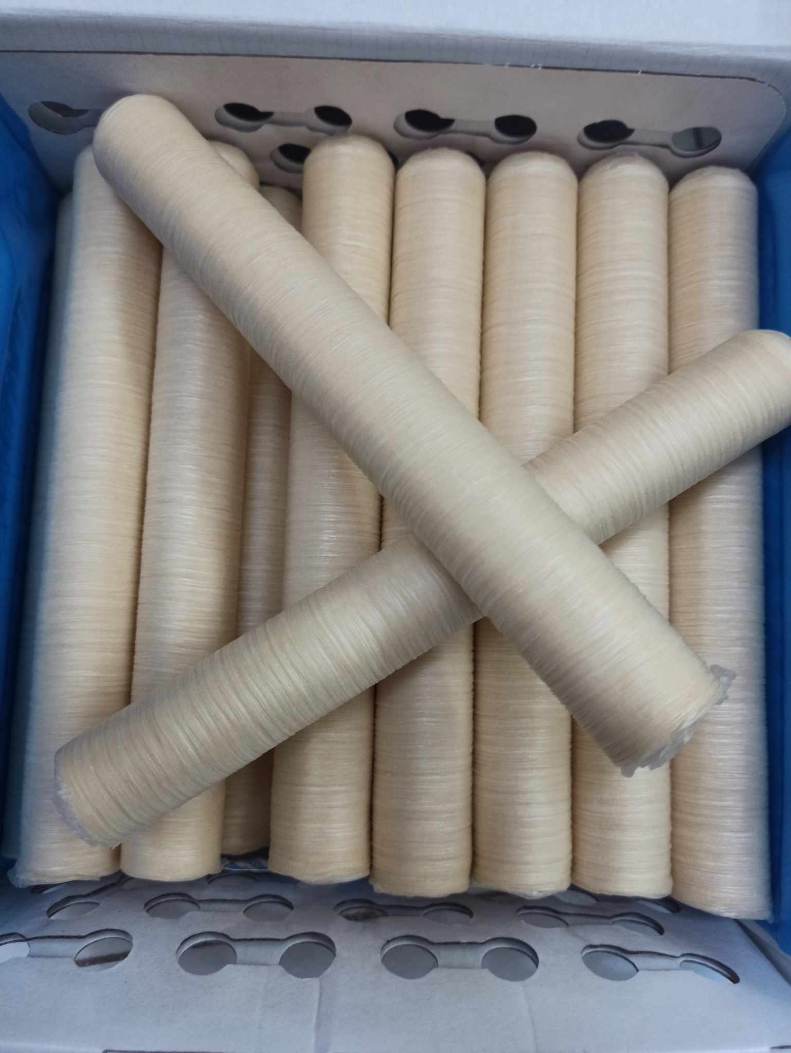  Vỏ collagen  SIZE 28 NDX   làm xúc xích lạp xưởng trứng gà nướng - Vỏ bọc xúc xích hiệu Viscofan  vỏ dài 15,24m  